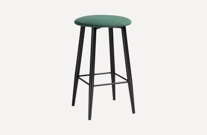 Стул полубарный Бенто Velvet Emerald